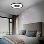 Astro LED ceiling light 2-light polycarbonate iron black 2