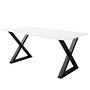 Table frame KAPRA X-shape iron black 1