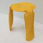 Plopp Mini Hocker Stahl Gelb Matt 1