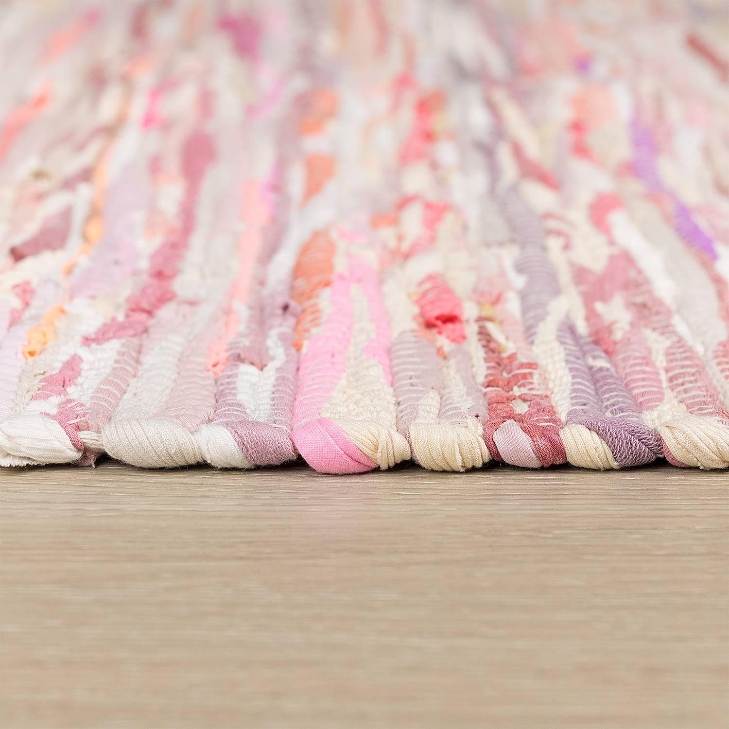 Amira Short Pile Rug Cotton Multicolored 3