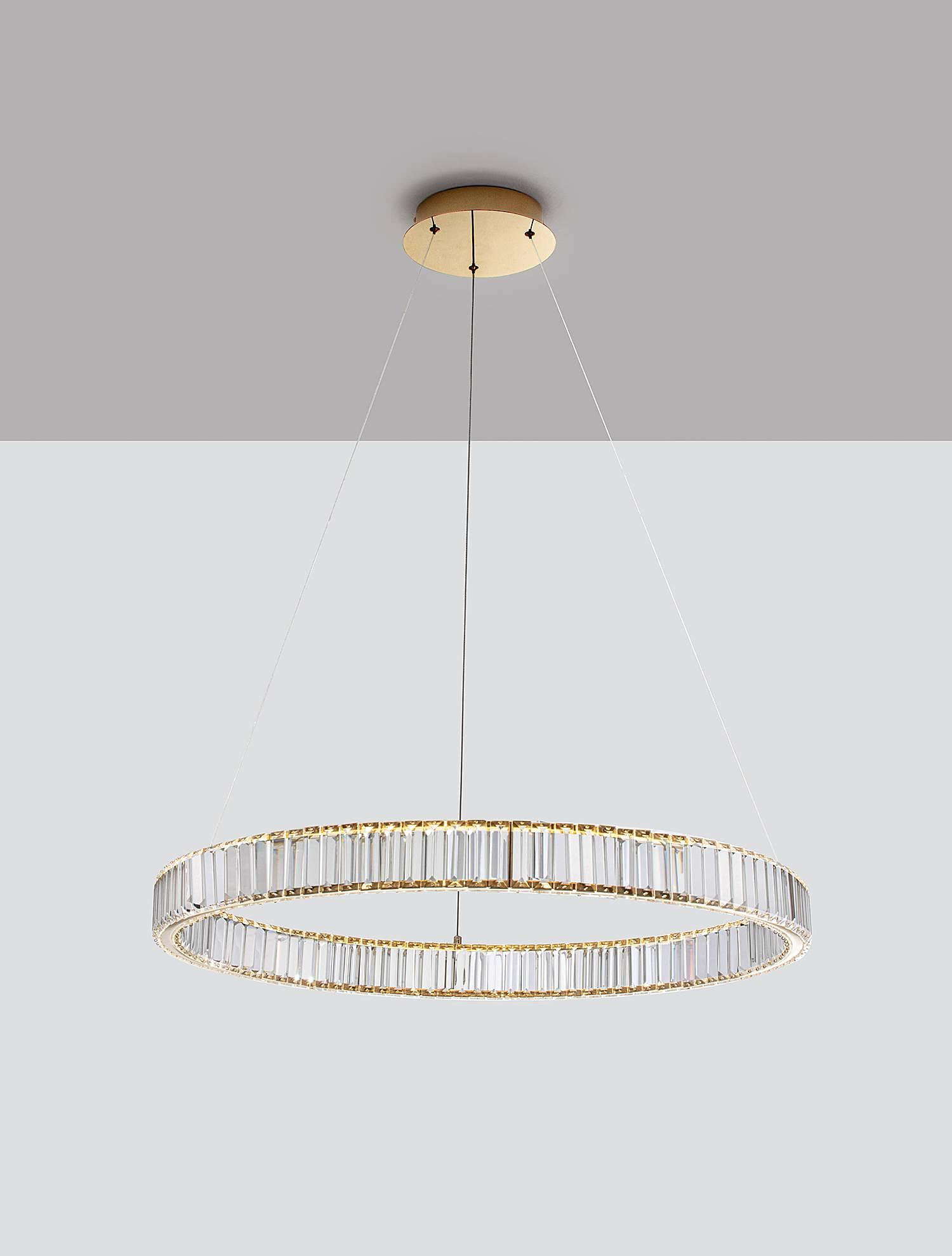 1-Flammig Pendelleuchte Aurelia Typ C Aluminium Gold 4