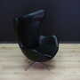Egg Chair Arne Jacobsen Leather Black 4