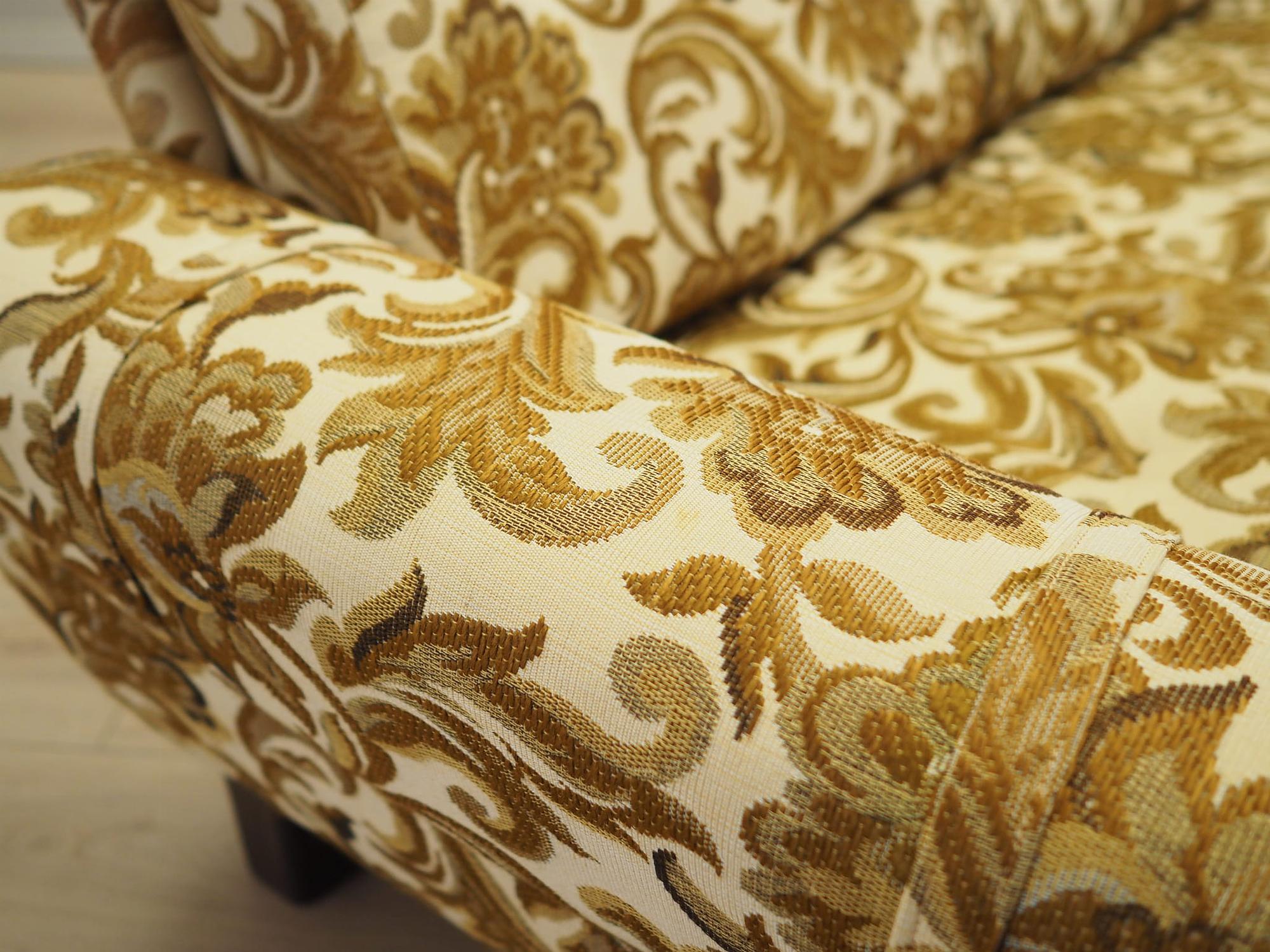 3-seater sofa yellow 1960s 9