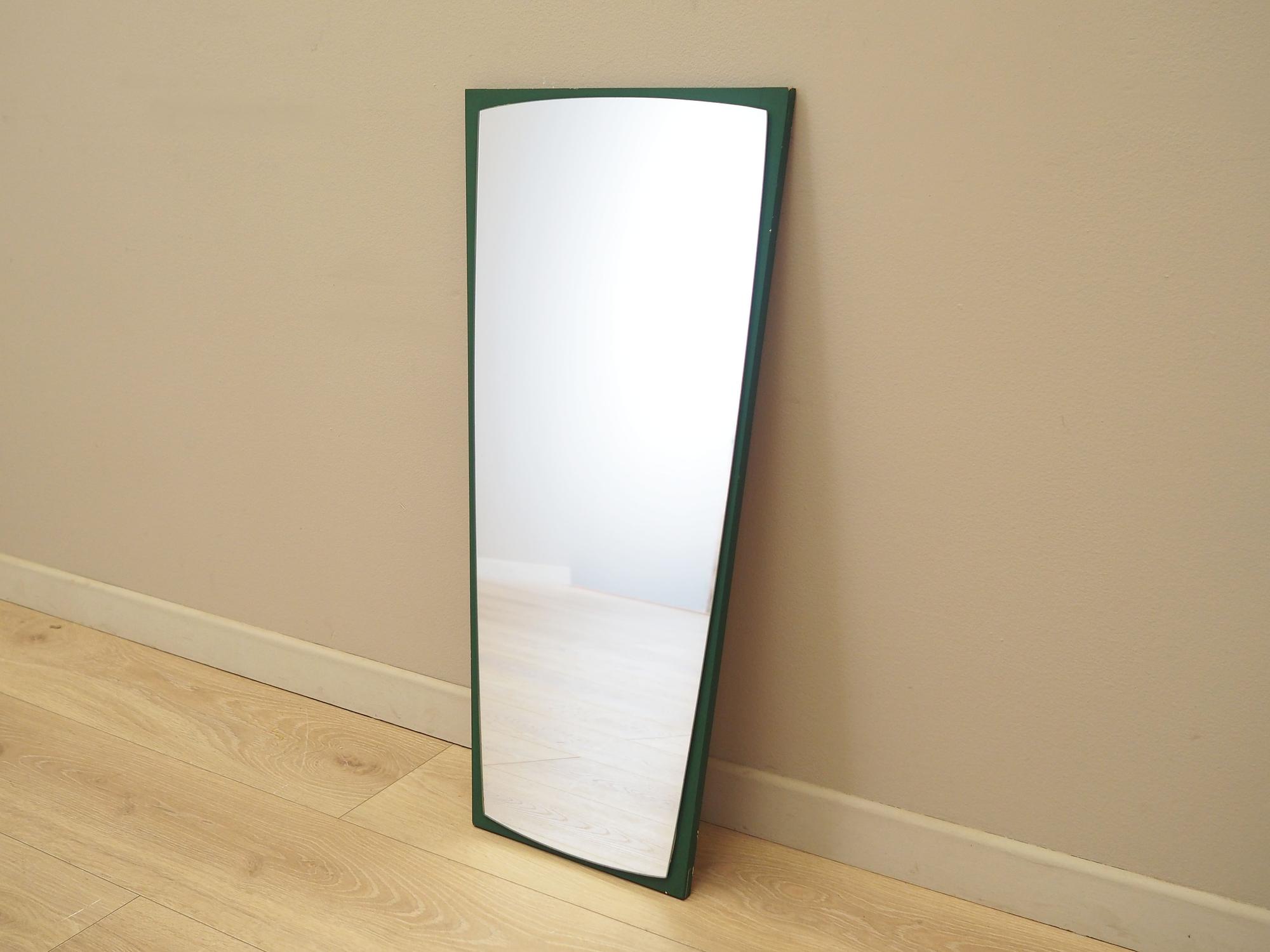 Mirror Pine wood 1970s 2
