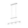 LED-Pendelleuchte 4-flammig Glas Metall 1