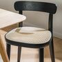 2x Esszimmerstuhl Polywood Rattan Buche Massiv 2