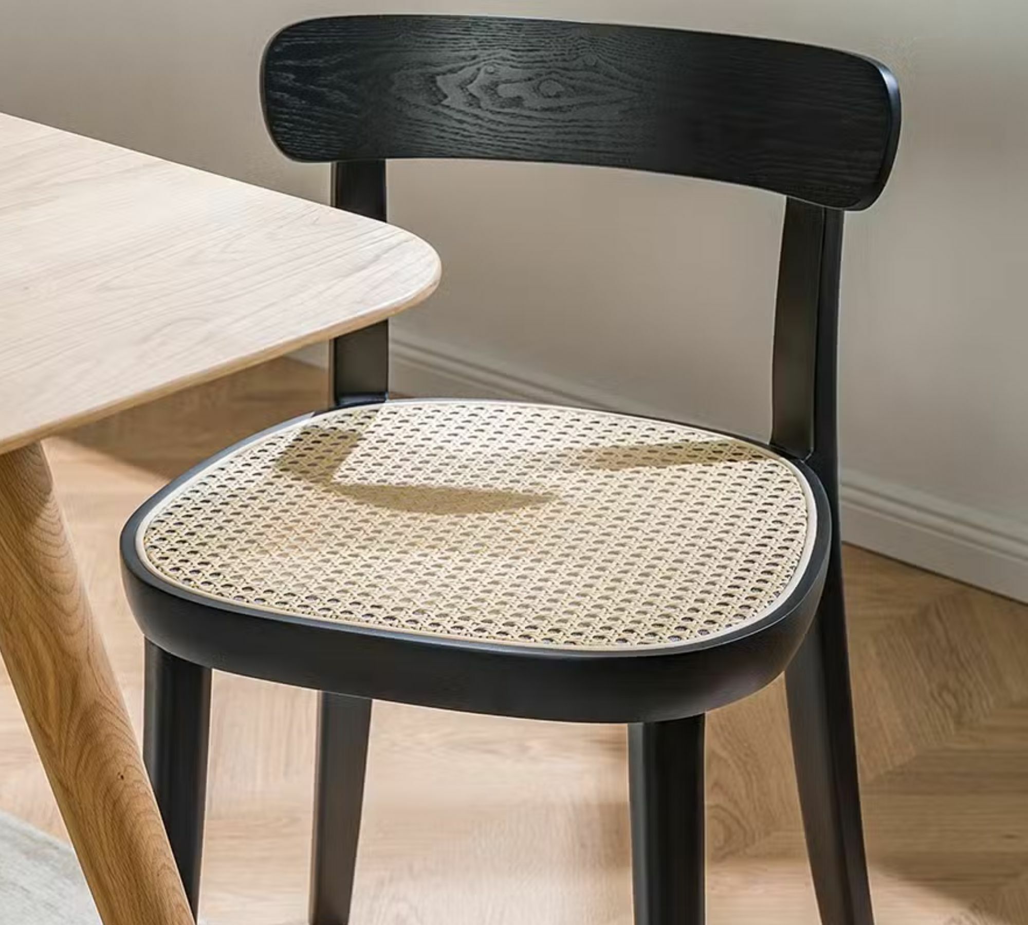 2x Esszimmerstuhl Polywood Rattan Buche Massiv 2