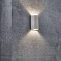 2-Flammig LED-Wandleuchte Rold Glas Stahl Beige 2