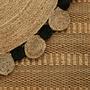 Bosie Demir Large Rug Jute Natural Black 3