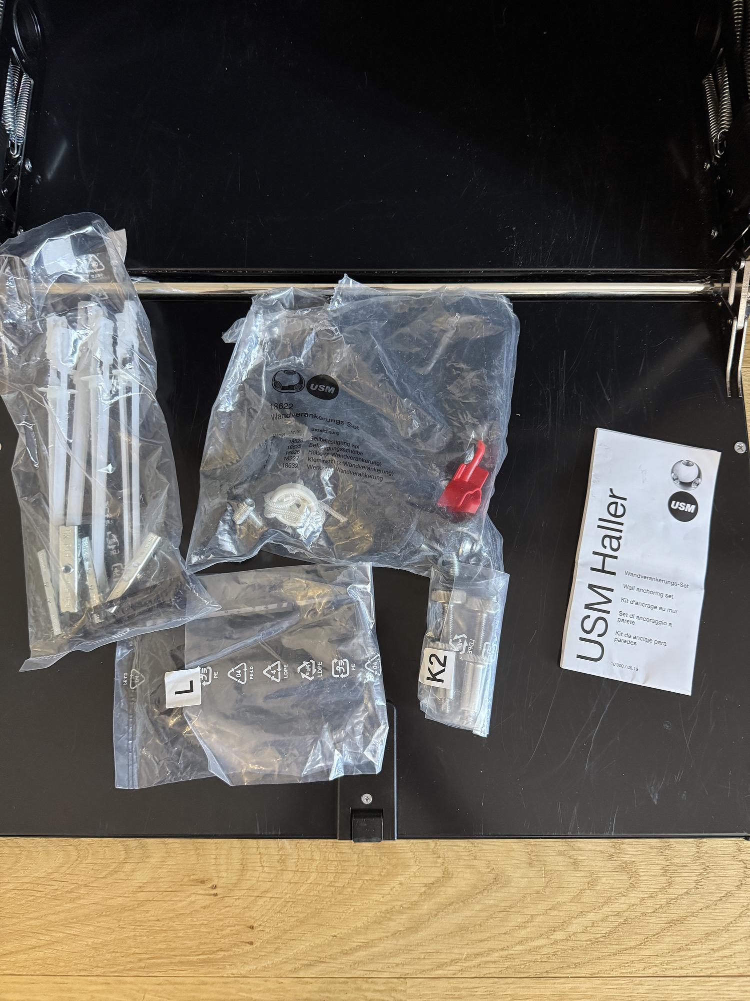 Tower Storage Unit Regal Metall Schwarz 7