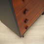 Vintage chest of drawers Teak wood Brown 1970s 7