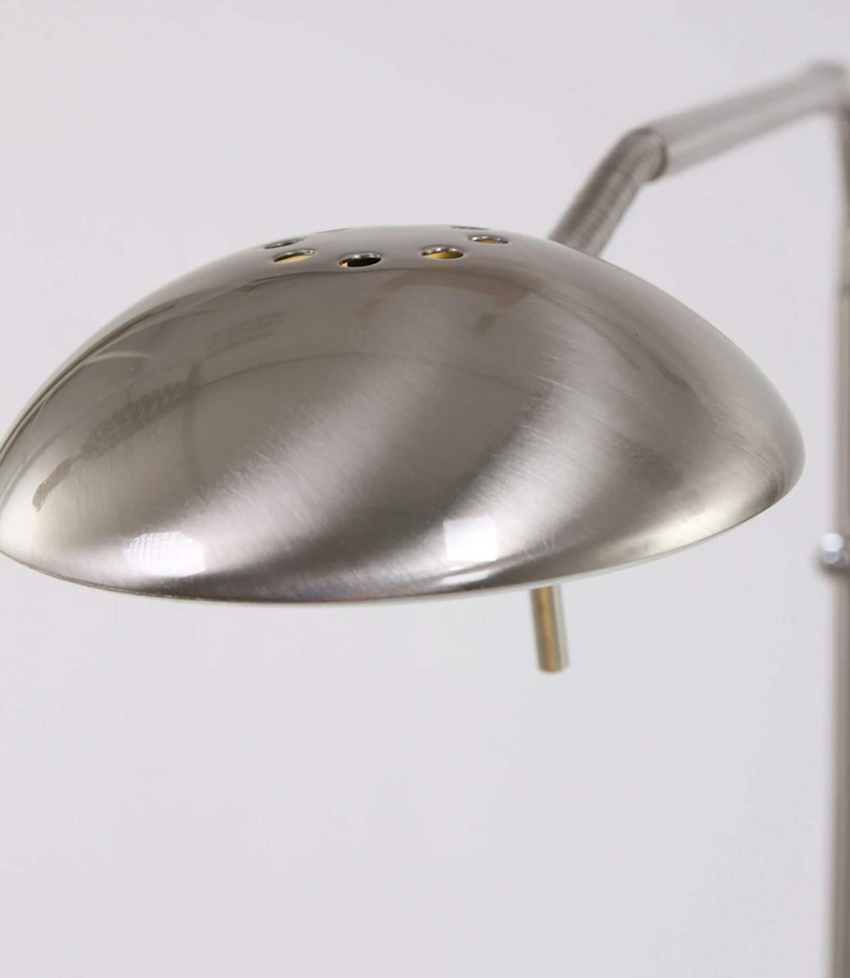 LED Stehleuchte Silber 2