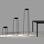 Moon Solar Stehleuchte Maxi Aluminium Anthrazit Ø 34cm 4