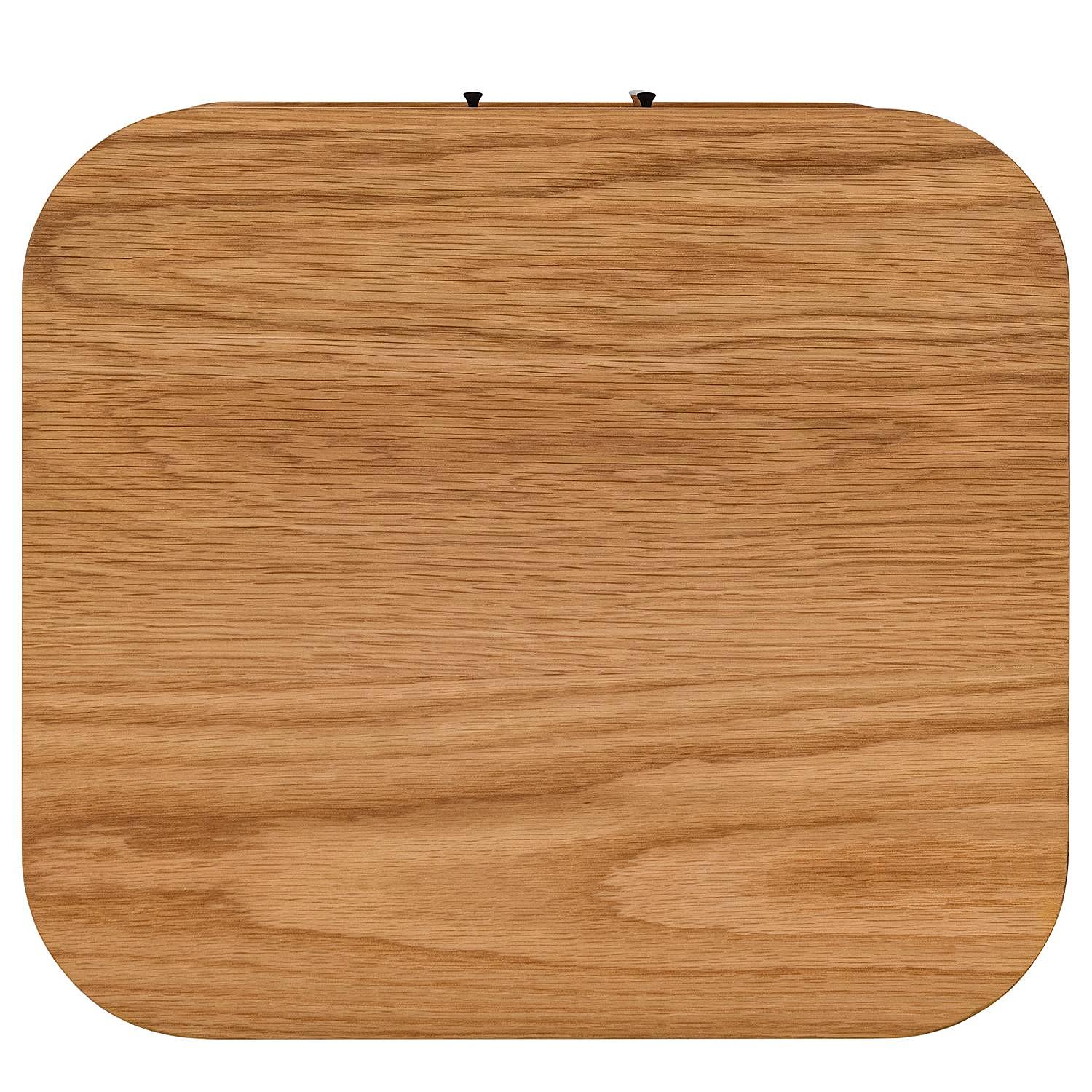 Nightstand BARAWOH real wood veneer oak 4