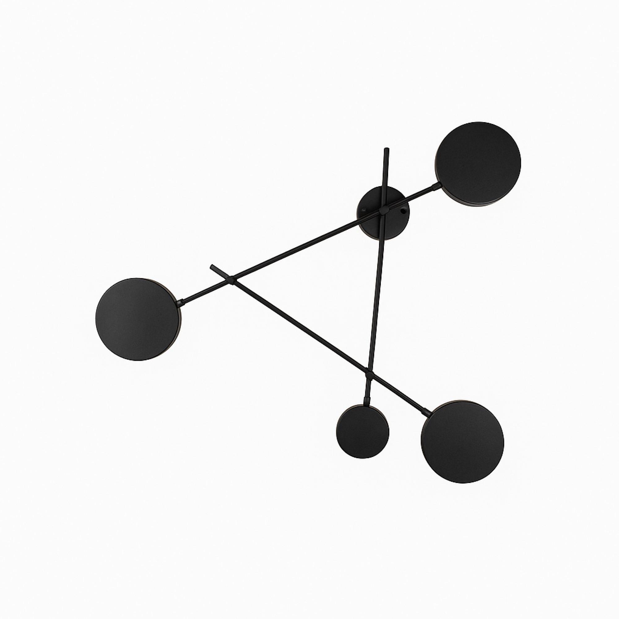 Ledos Applique in Metallo Nero 5