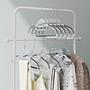 Vanoa Clothes Hangers 50-piece Powder-coated Steel White 3