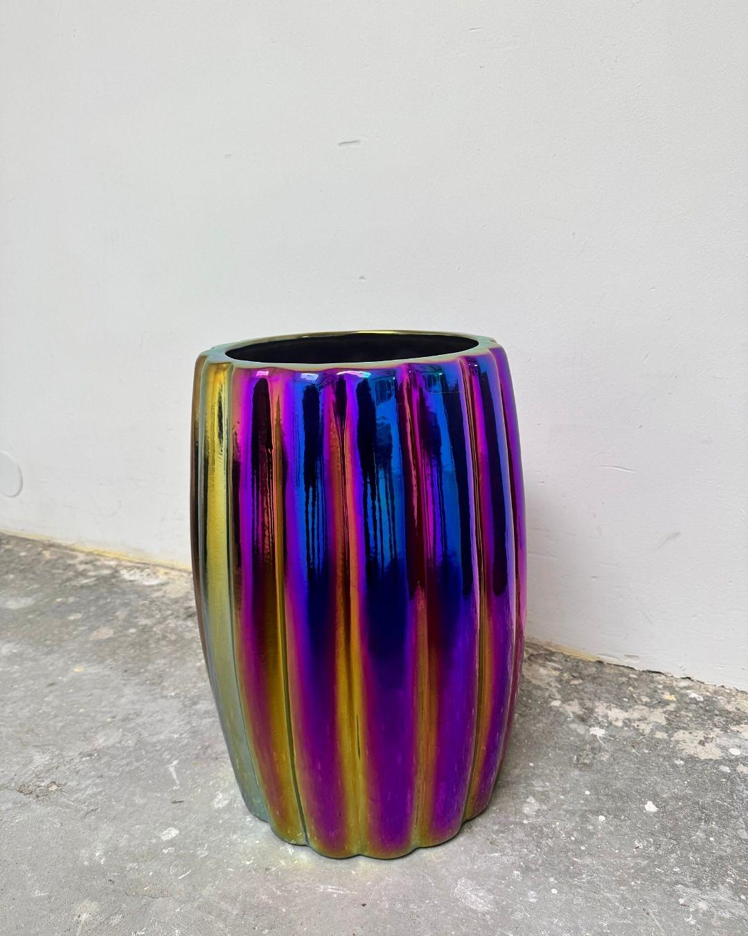 Oily Bllumenvase Keramik Mehrfarbig 1