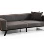 Leon 3-seater sofa bed Anthracite 4