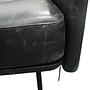 UTILITY 3-seater sofa leather black 4