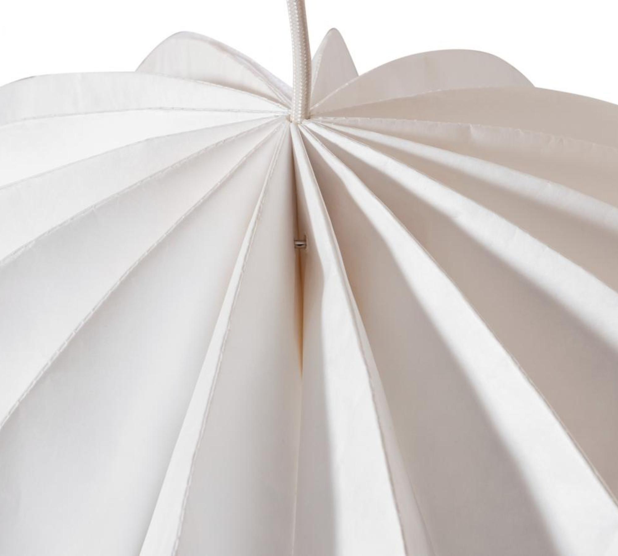 Dalia Pendelleuchte Papier Weiß Ø 60cm 2