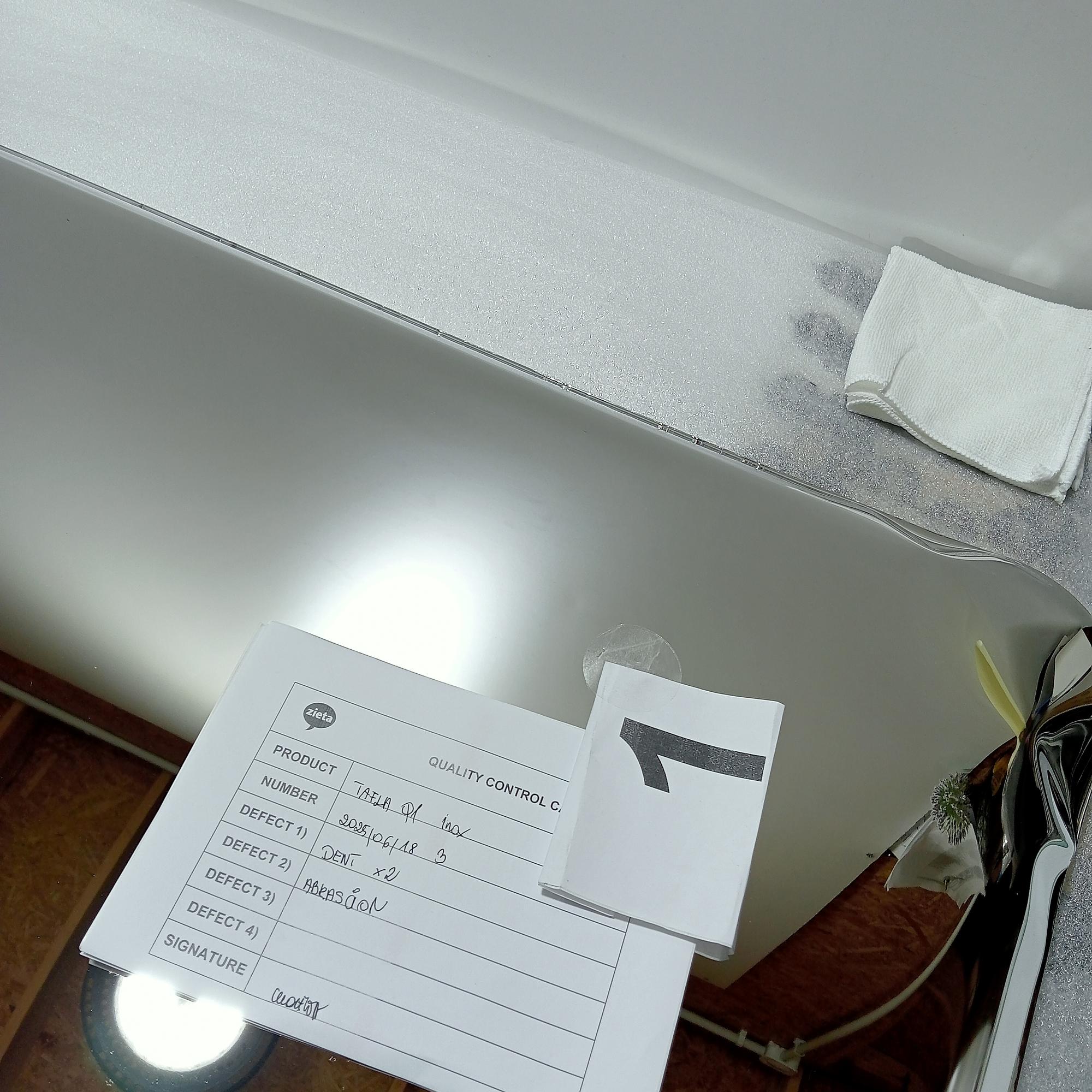 Table Mirror Q1 Stainless Steel Polished Silver 4