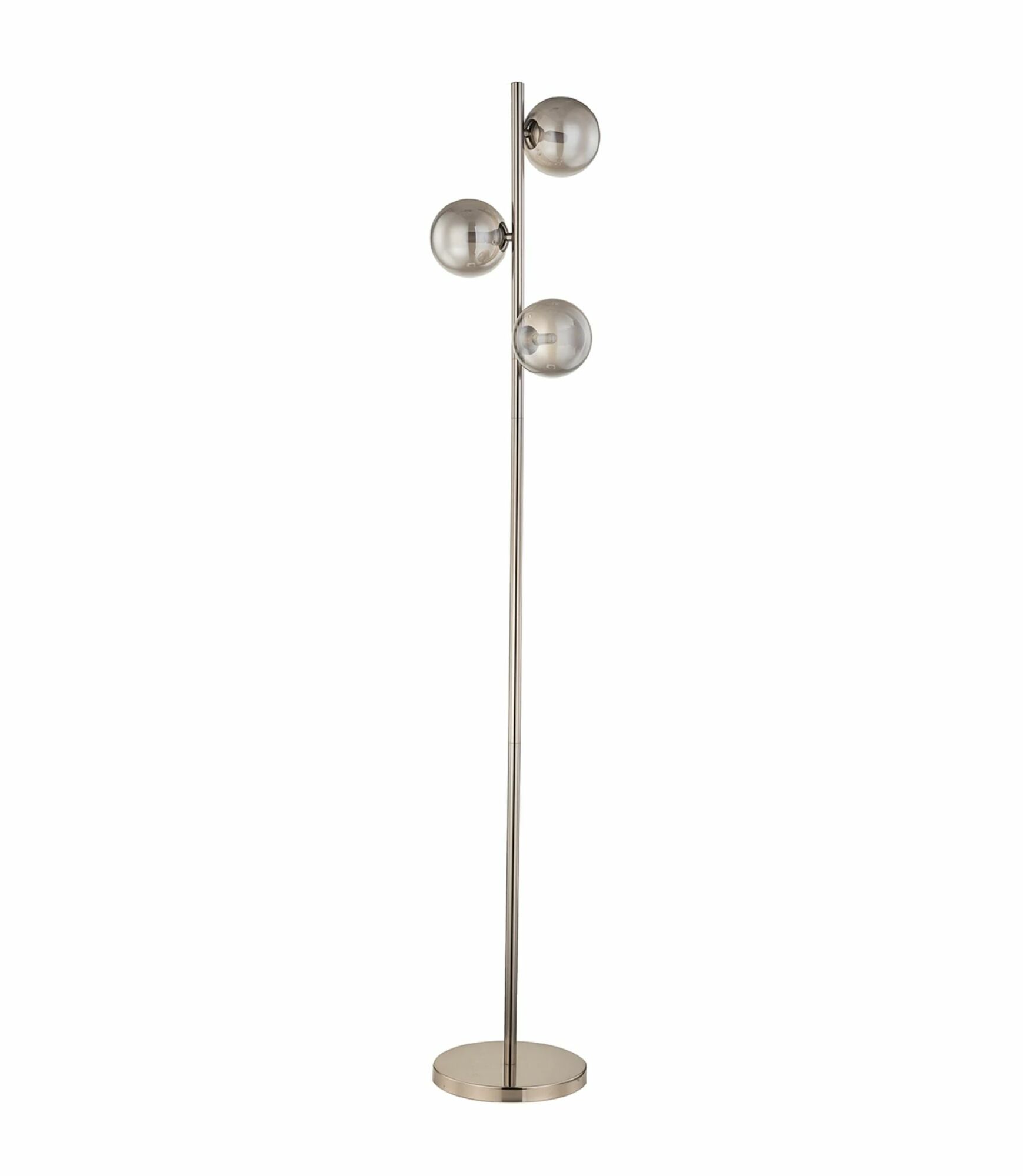 Stehleuchte KJUL Metall Grau glänzend / Rauchglas 0