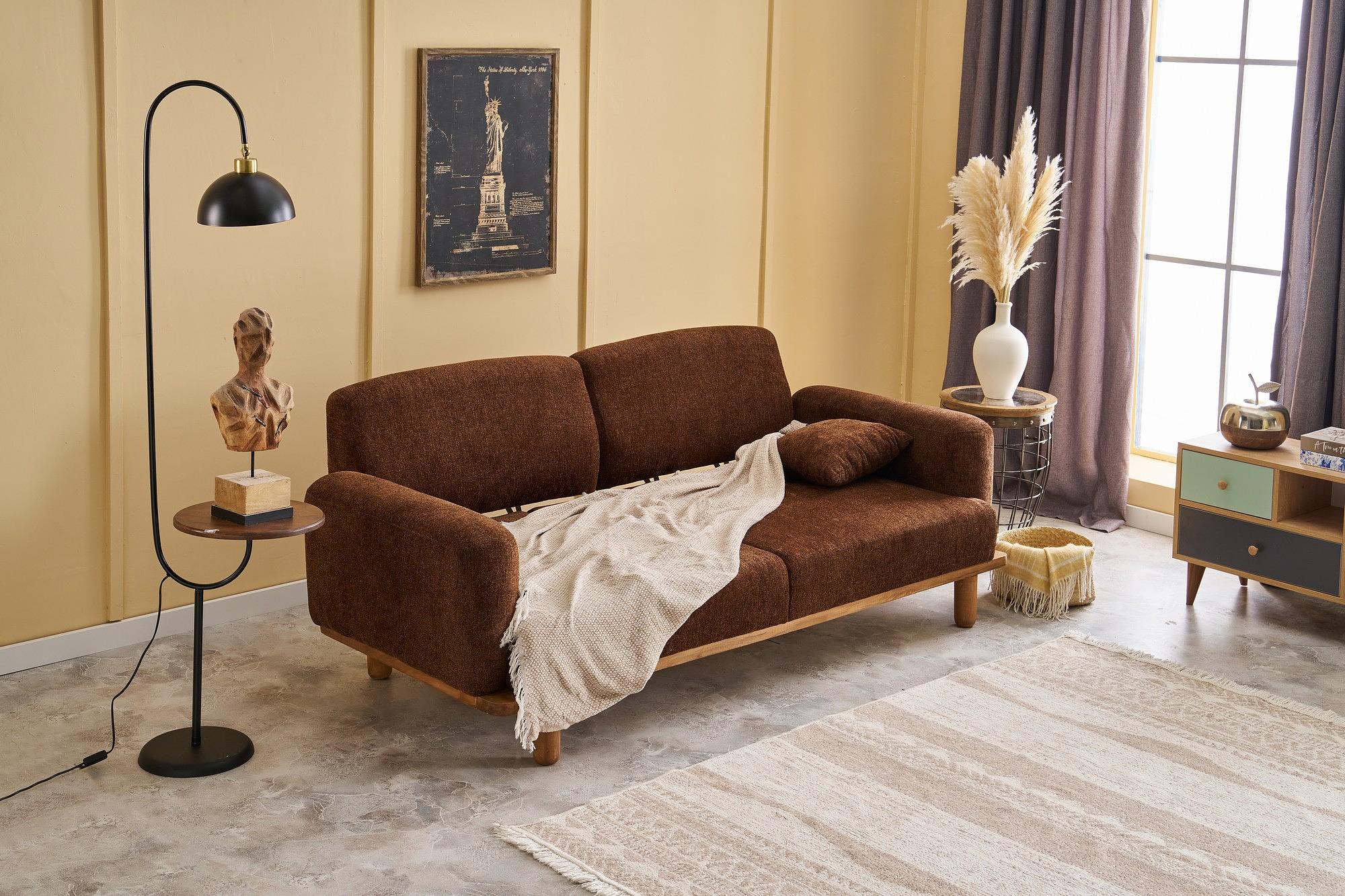 Rens Sofa 4-Sitzer Braun 2