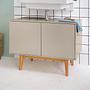 Vanity unit LINDHOLM Oak Semi-solid Taupe 3