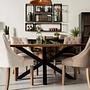 Ovale Oakland Tischpaltte Mangoholz 4