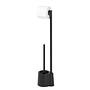 Toilet Brush Set Avola Polypropylene Stainless Steel Matt Black 0