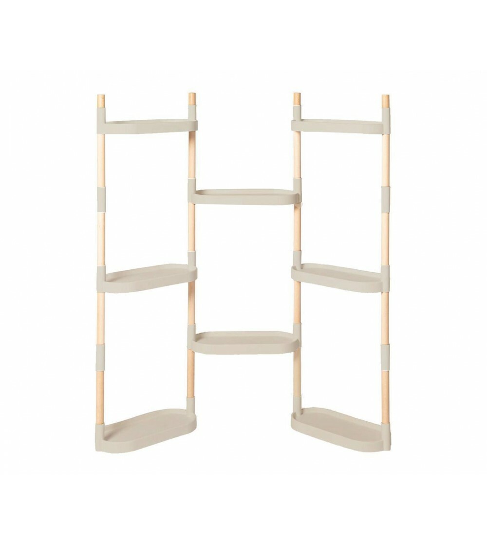Modular plant stand with 8 shelves Grey 0