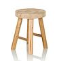 RUSTIKO W Hocker Paulownia-Holz 5