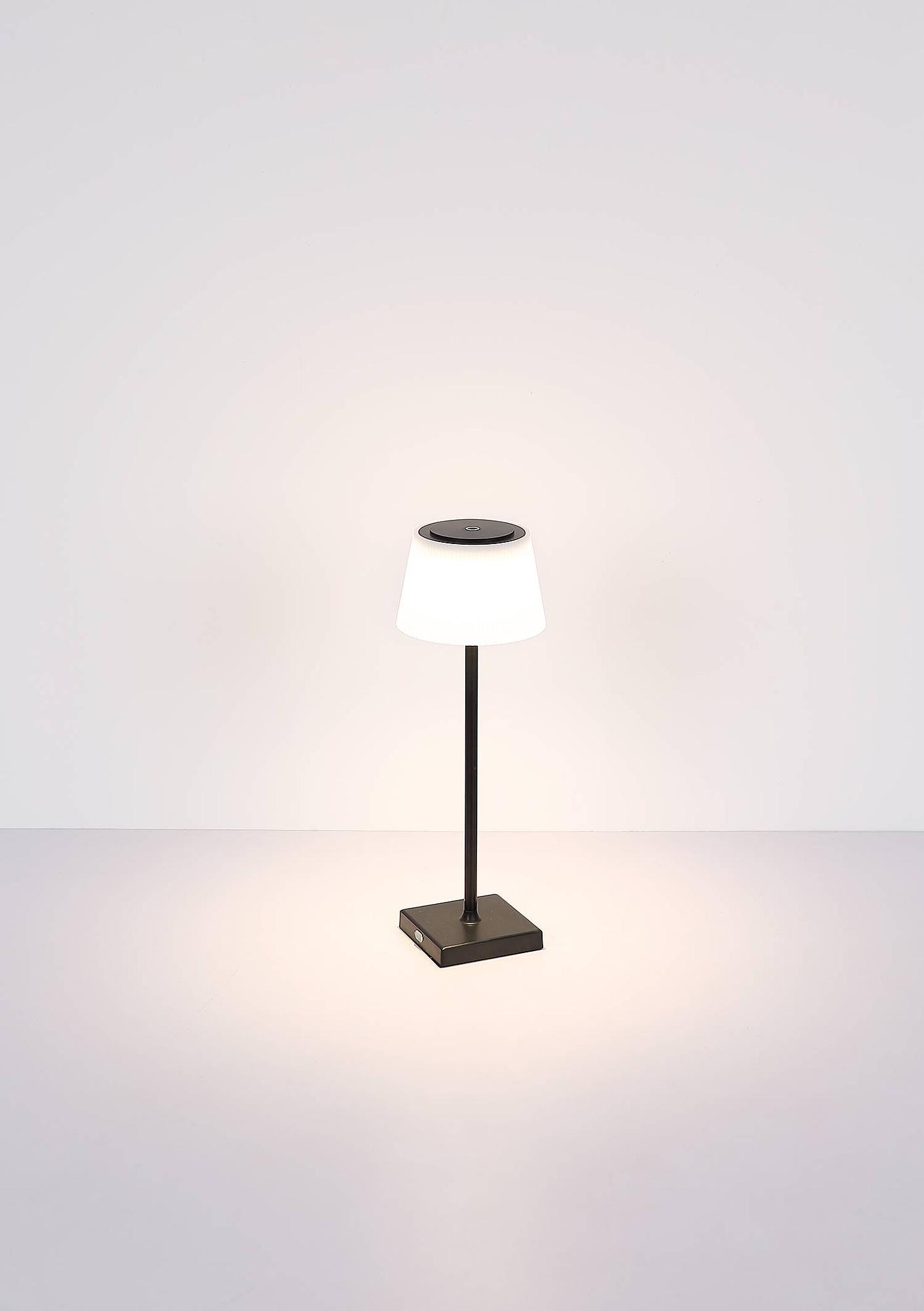 Gregoir Table Lamp Aluminum Acrylic Glass 1-flame 3