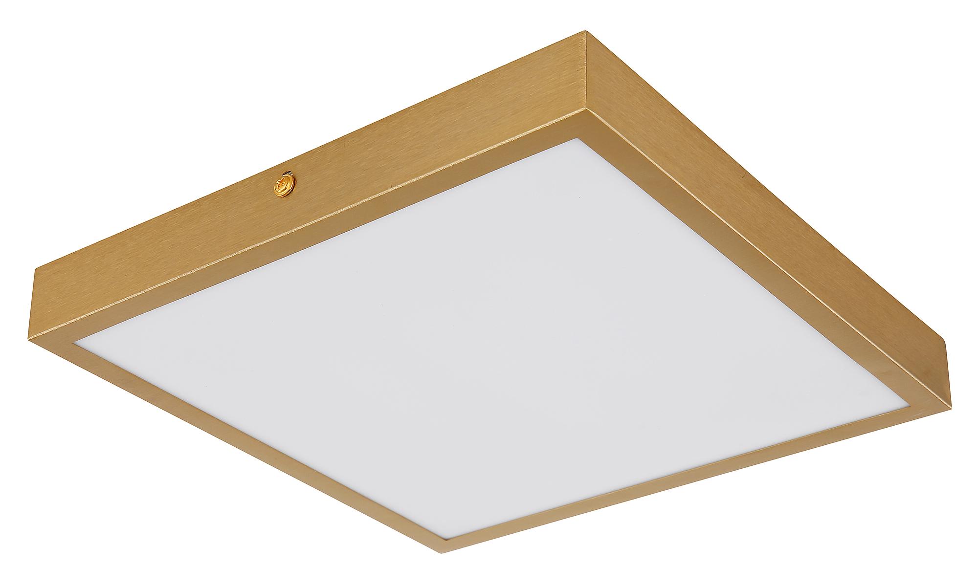 Tibey LED-Deckenleuchte Eisen Braun 1