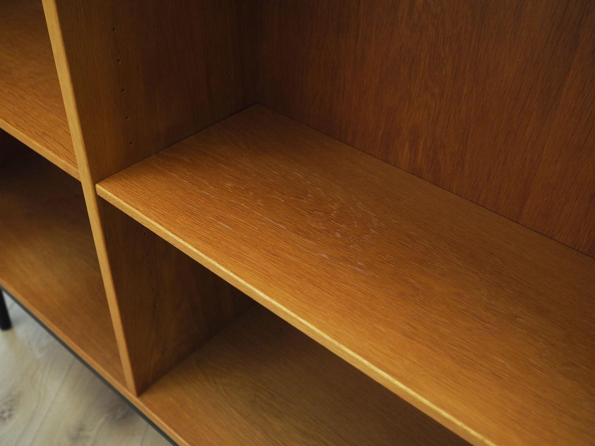 Vintage Bookshelf Ash Wood Brown 1960s 12