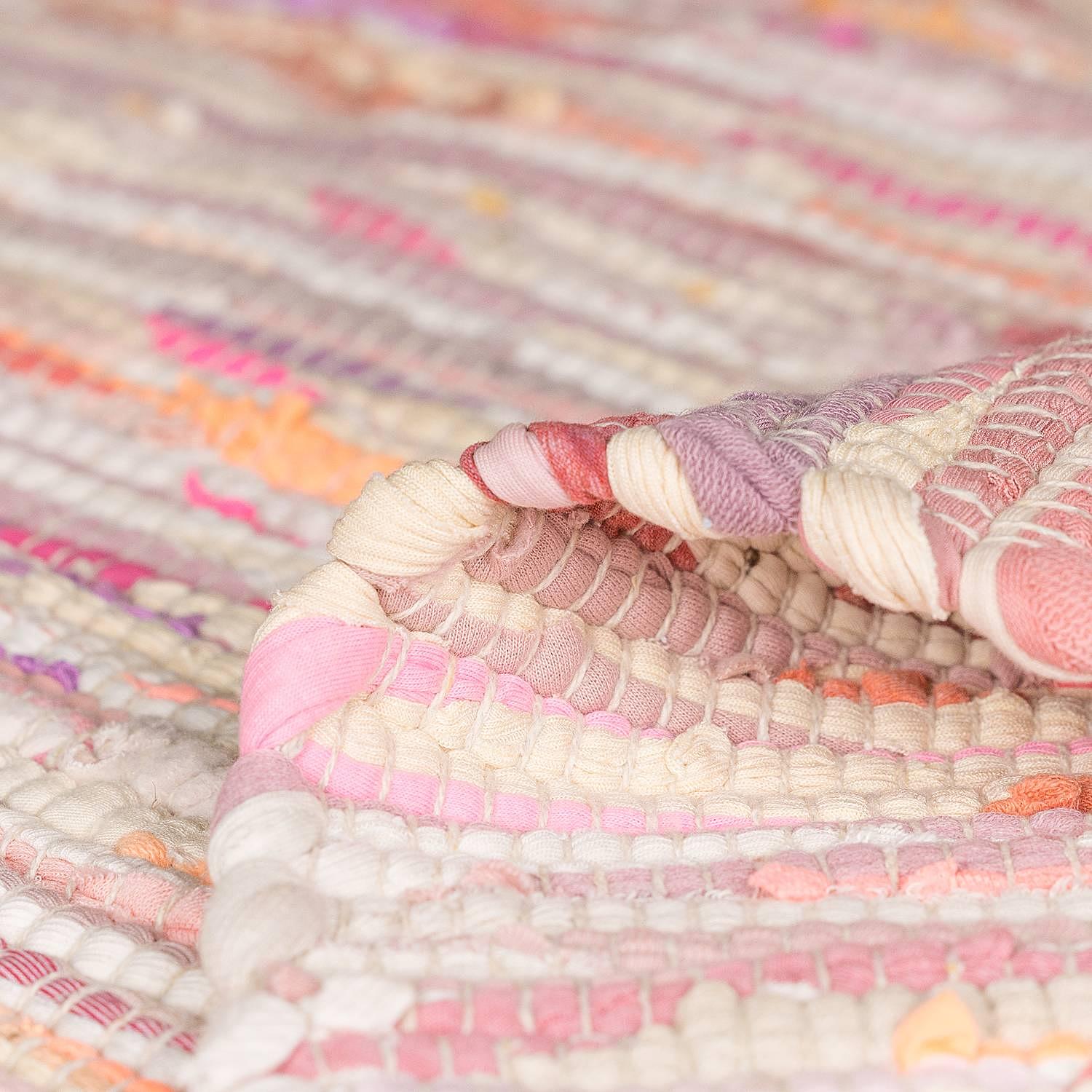 Amira Short Pile Rug Cotton Multicolored 4