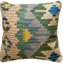 Kilim Kissenbezug Mehrfarbig 0