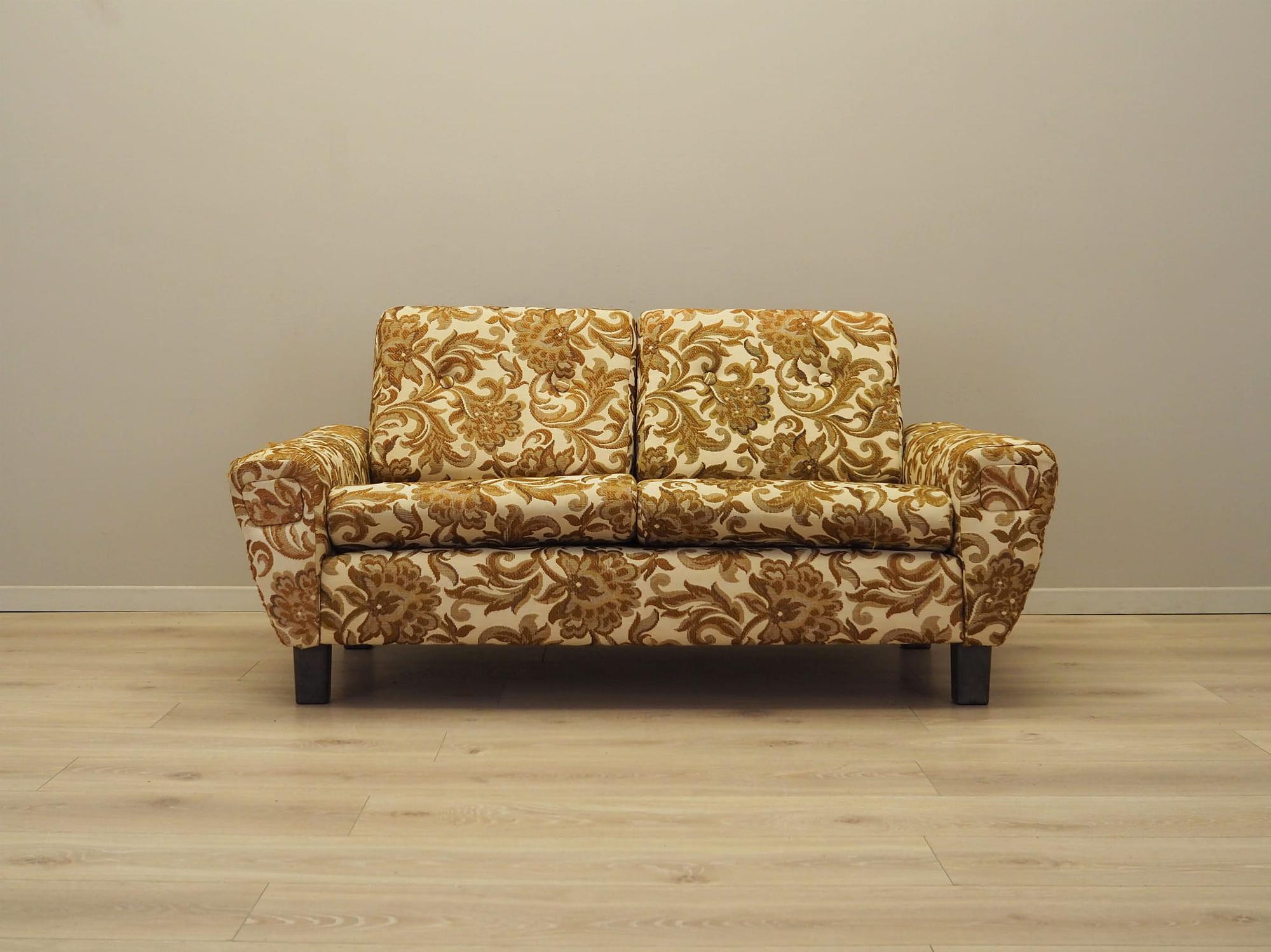 2-Sitzer Sofa Gelb 1960er Jahre 2