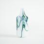 Glass vase 1970s 1