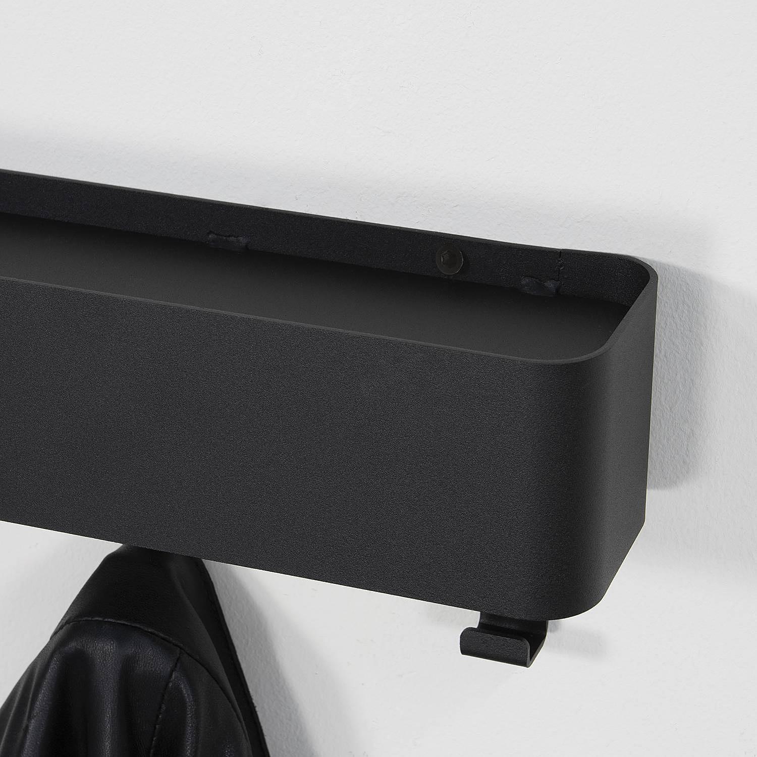 Garderobenleiste Hickory Metall Schwarz Breite: 27 cm 4