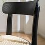 2x Esszimmerstuhl Polywood Rattan Buche Massiv 3