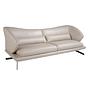 3-Sitzer Sofa in taubengrauem Leder 6146 0
