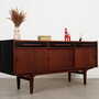 Vintage Sideboard Teakholz Braun 1970er Jahre 5