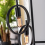 Floor Lamp 3-Light Metal Black 2