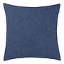 Harp Structure Kissenbezug Polyester Marineblau 45 x 45 cm 0