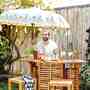 Sonnenschirm Oriental Lounge Fruchtholz 4
