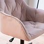TILLY Office Chair Velvet Dusty Pink 4