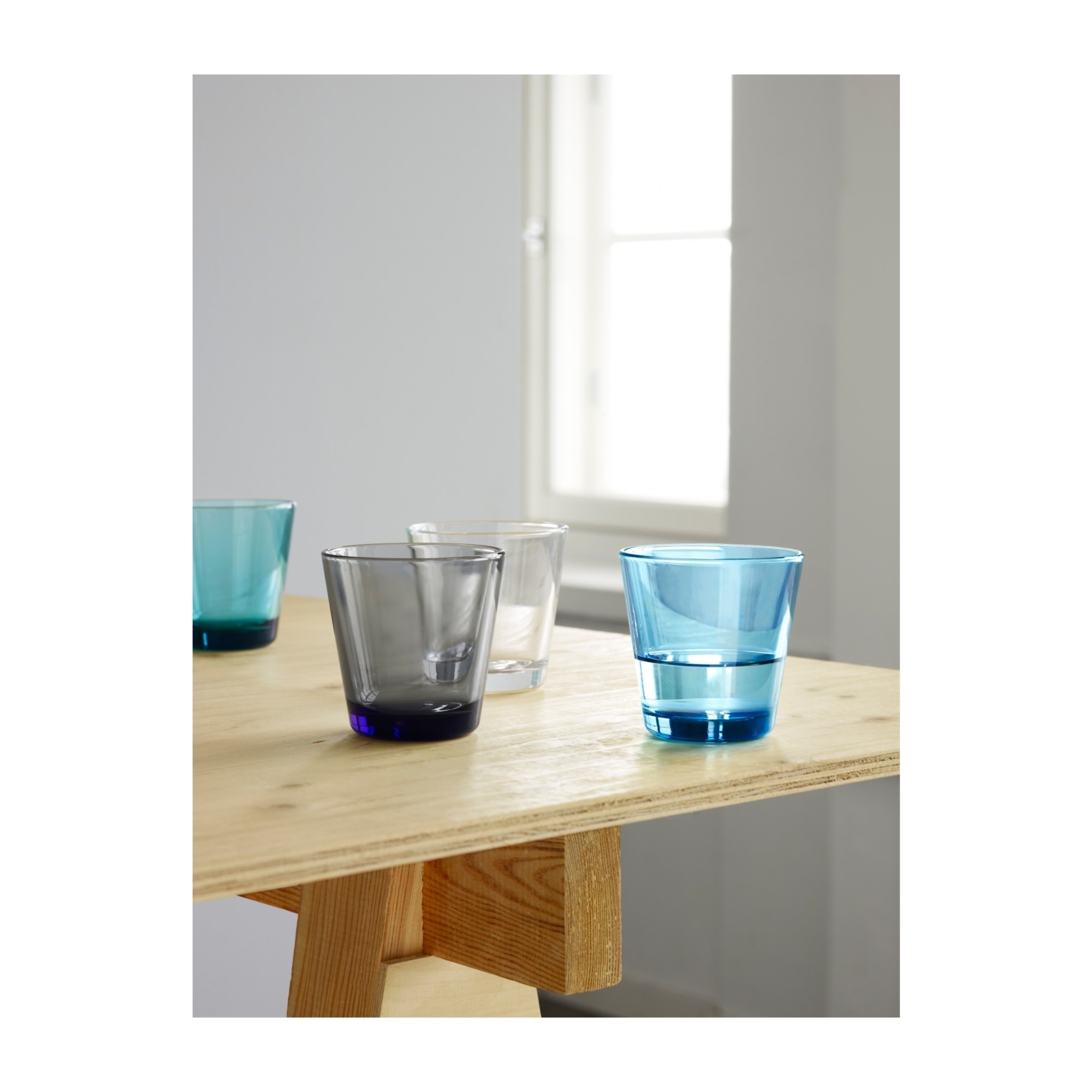 Kartio 2er Set Glas 0,2L Blau 3
