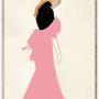Pink Dress Poster Mehrfarbig 0