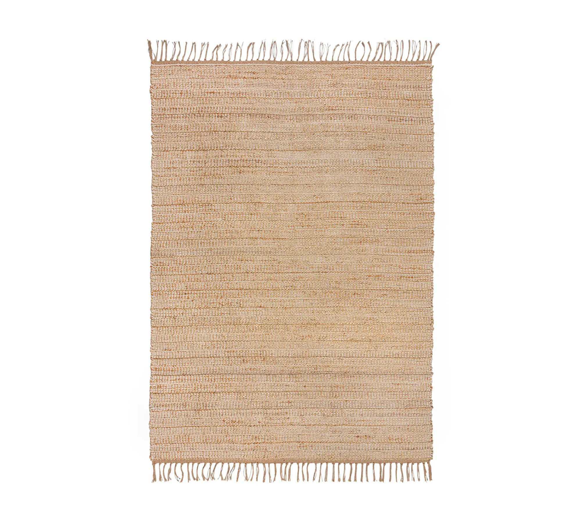 Levi Teppich Jute Baumwolle Beige 120 x 170 cm 0